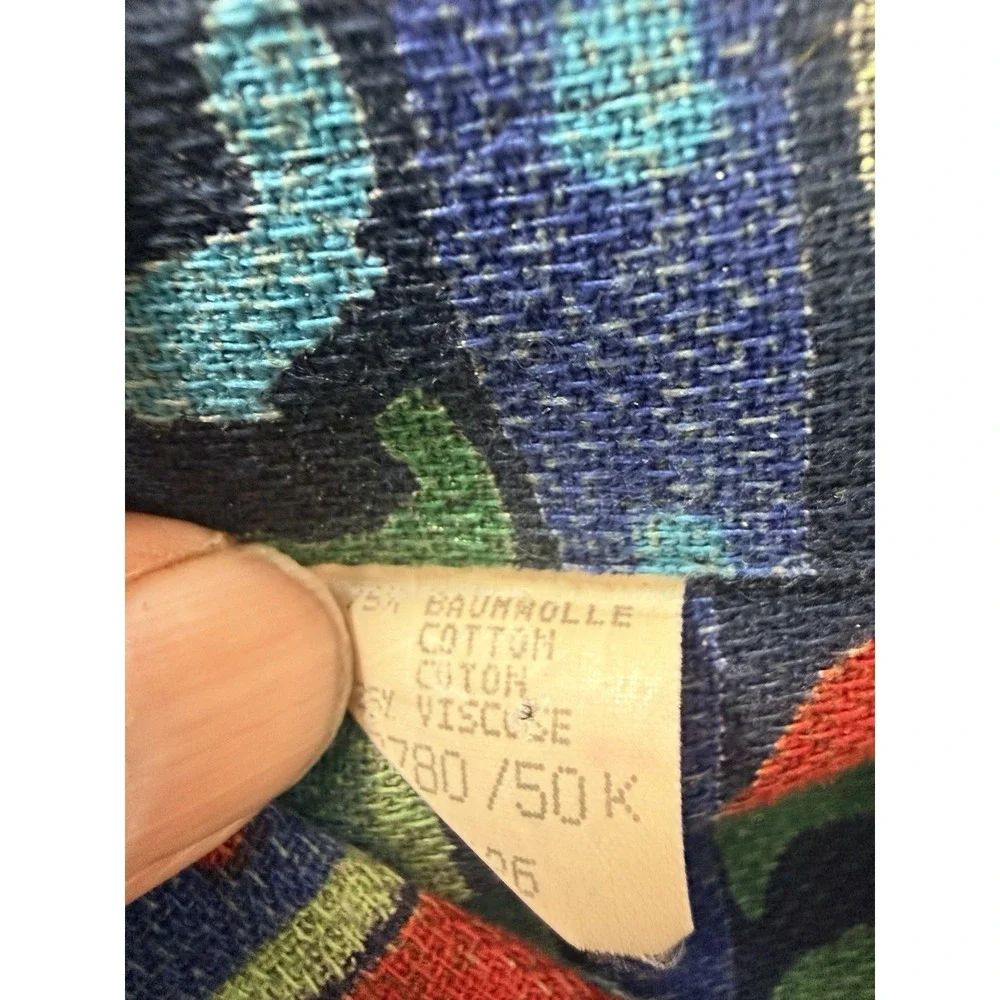 VTG Casa Moda Men's Large Luxury Colorful Design Button Front Shirt - Picture 7 of 7